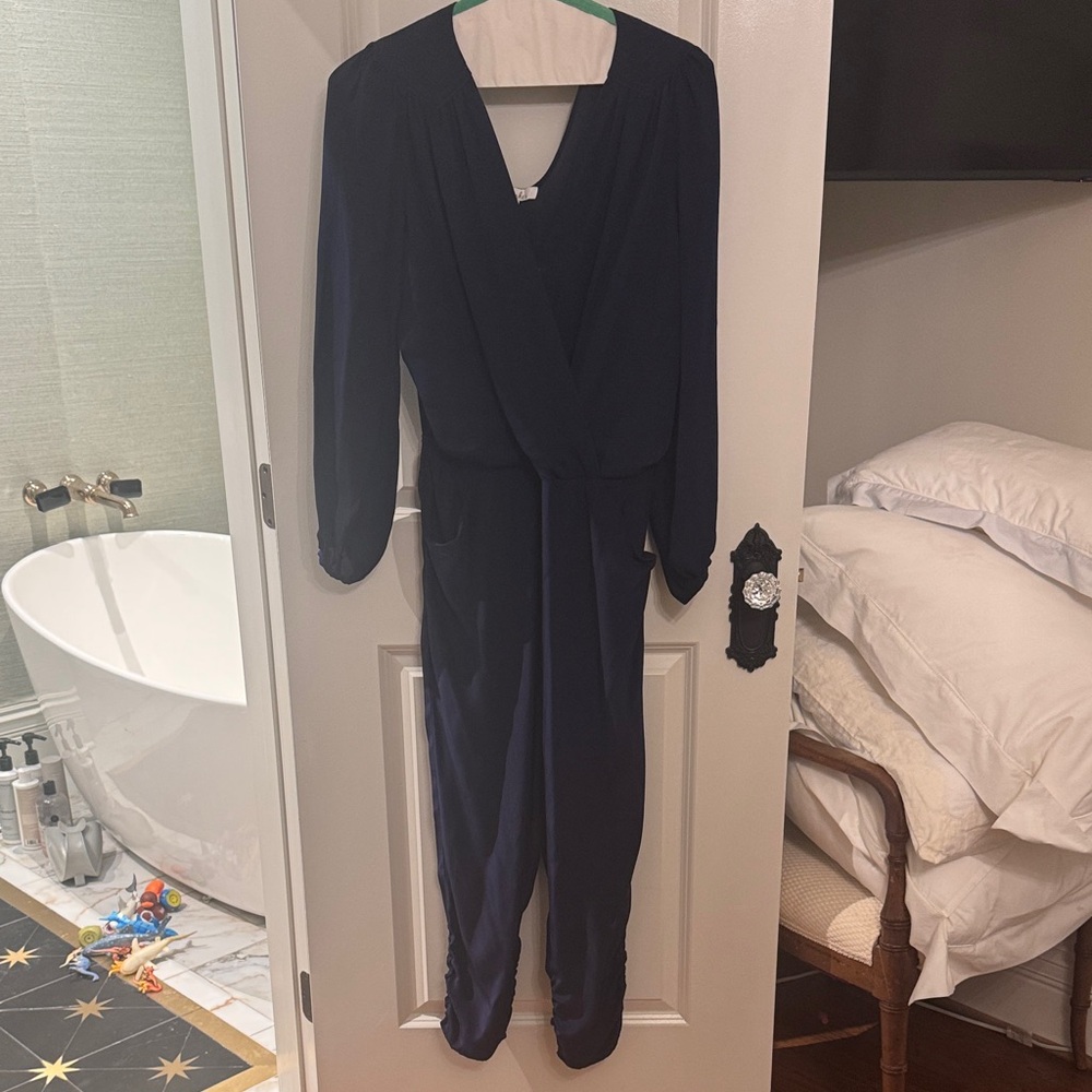 Parker Navy Jumpsuit
